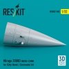 RESKIT RSU32-0165 Mirage 2000D nose cone for Kitty Hawk / Zimimodel kit (3D Printed) 1/32